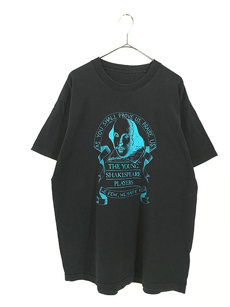 90S USA製 シェイクスピア 1992 オールド Tシャツ メンズXLUSA古着専門店