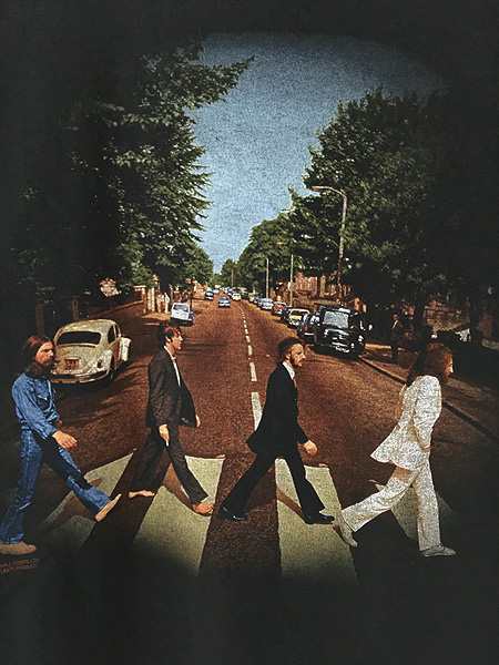 古着 00s The Beatles 「ABBEY ROAD」 メンバー フォト ミュージック