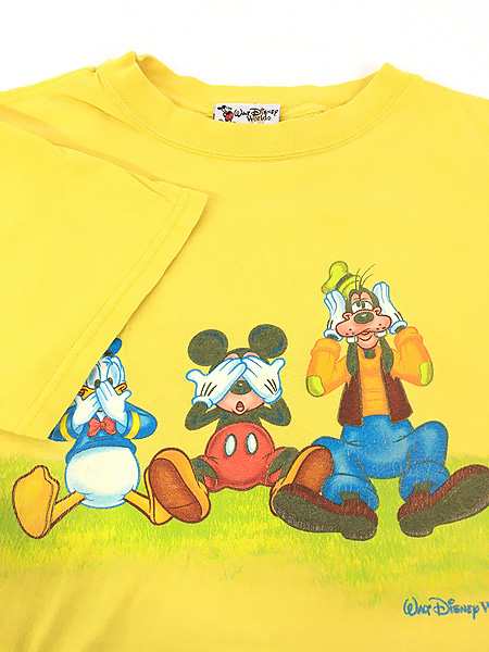 古着 90s USA製 Disney ドナルド ミッキー グーフィー 見ざる 言わざる 聞かざる Tシャツ M 古着の通販はau PAY マーケット  - 古着屋ドラセナ | au PAY マーケット－通販サイト