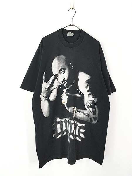 ラップT【2PAC】ツーパック tシャツ　ダークグレー