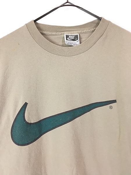 レディース 古着 90s NIKE BIG ロゴ ワンポイント プリント Tシャツ M位 古着 レディース 古着 90s NIKE BIG ロゴ ワンポイント プリント T