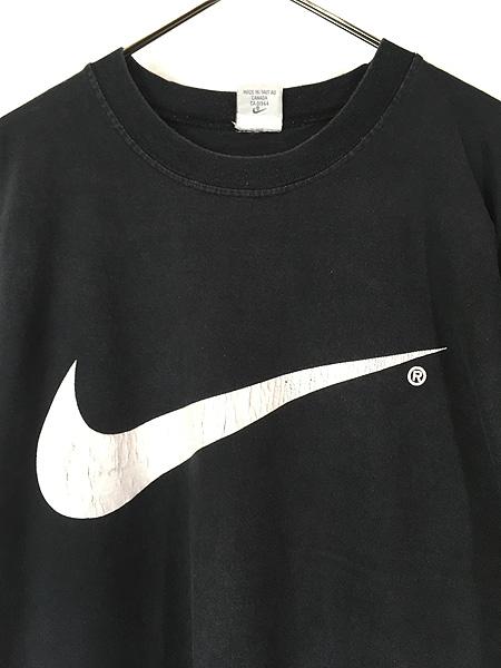 古着 90s Canada製 NIKE BIG スウォッシュ プリント Tシャツ L 古着の通販は 古着 90s Canada製 NIKE BIG スウォッシュ プリント Tシャツ L 古着の通販は