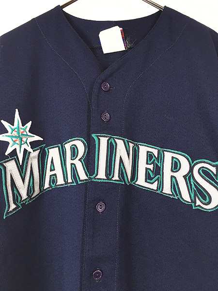 古着 90s USA製 MLB Seattle Mariners マリナーズ メッシュ ベースボール シャツ L 古着の通販はau PAY マーケット  - 古着屋ドラセナ | au PAY マーケット－通販サイト