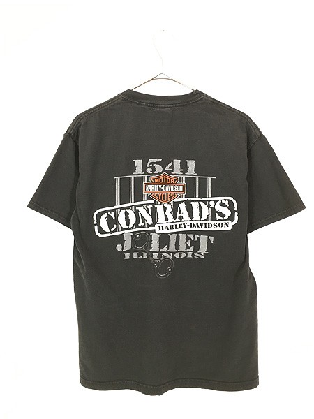 古着 00s USA製 HARLEY DAVIDSON 「got Harley?」 Tシャツ M 古着の