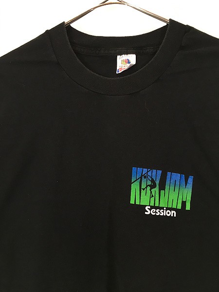 古着 90s USA製 KUK JAM Session バスケ ダンク グラフィック アート T