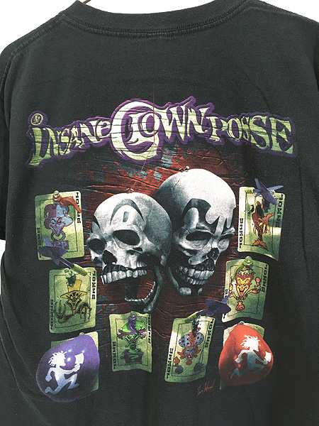 古着 00s ICP Insane Clown Posse ジョーカー ラップ バンド Ｔシャツ