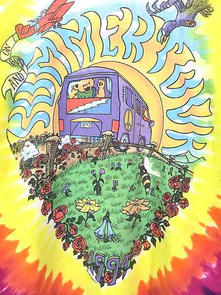 古着 90s Grateful Dead 「Summer Tour 1994」 両面 ロック