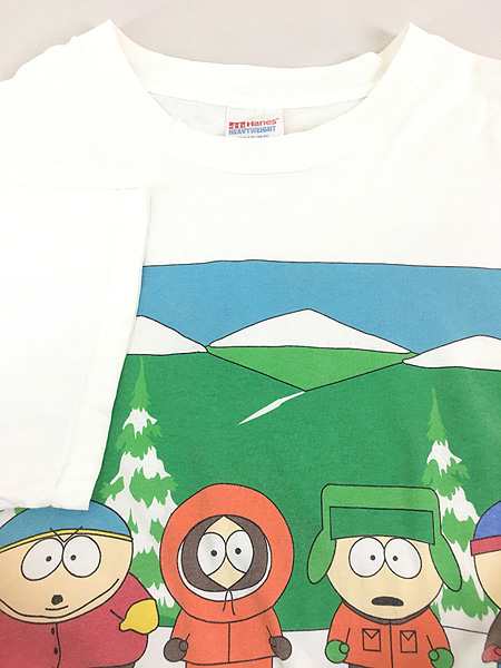 古着 90s SOUTH PARK サウスパーク アニメ キャラクター Tシャツ XL