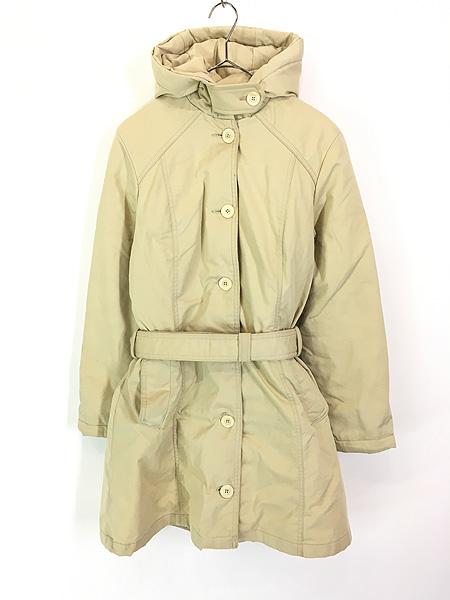 レディース 古着 80s Eddie Bauer フーデッド グース ダウン ジャケット パーカー コート L位 古着の通販は