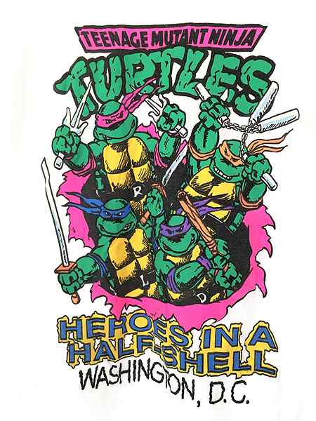 レディース 古着 80s USA製 Teenage Mutant Ninja Turtles