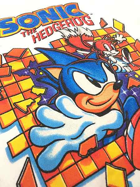 レディース 古着 90s USA製 SEGA SONIC THE HEDGEHOG ソニック