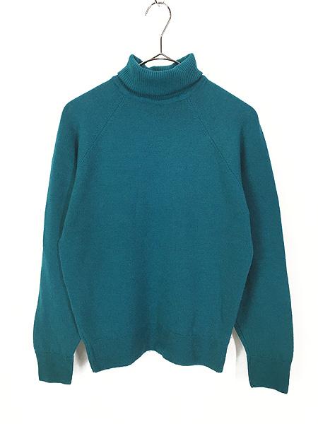 レディース 古着 80s USA製 Pendleton シンプル タートル ネック ウール ニット ライト セーター M 古着の通販は