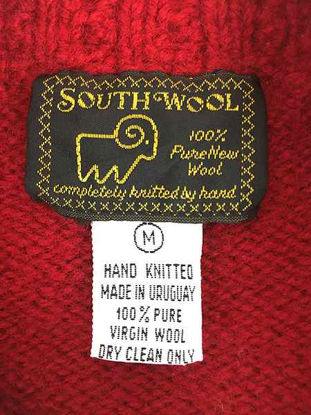 レディース 古着 90s SOUTH WOOL サンタクロース クリスマス ヘビー