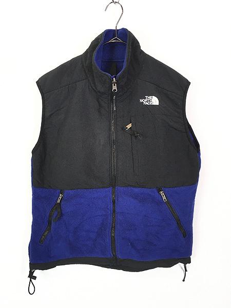 レディース 古着 90s TNF The NorthFace ロゴ 刺しゅう ナイロン 切替 デナリ フリース ベスト M 古着 9,790円