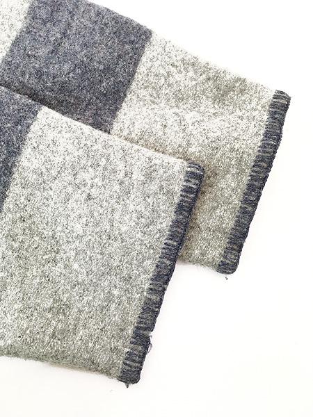 レディース 古着 80s USA製 WoolRich マルチ ボーダー ブランケット ウール ジャケット S 古着の通販は