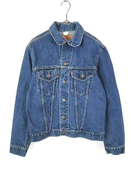 レディース 古着 60-70s Levi's 70505 Big E 「極東」 濃紺 インディゴ デニム ジャケット Gジャン L位 古着