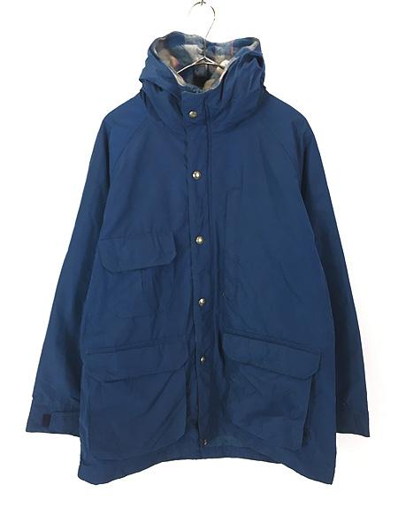 レディース 古着 80s USA製 WoolRich  裏地 チェック マウンテン パーカー マウンパ L 古着の通販は 6,919円