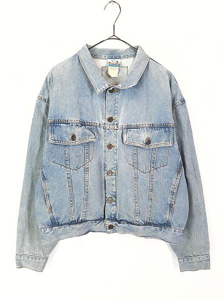 レディース 古着 80s USA製 Knott's CAMP SNOOPY スヌーピーと仲間たち キャラクター デニム ジャケット Gジャン  L位 古着の通販は 8,690円