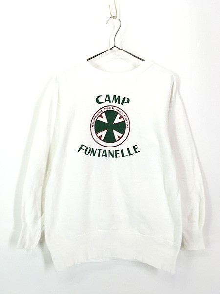 古着 60s 「CAMP FONTANELLE」 長リブ 100%コットン スウェット