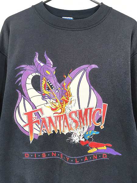 古着 90s USA製 Disney 「FANTASMIC!」 ミッキー ファンタジア ドラゴン スウェット トレーナー L 古着｜au PAY  マーケット