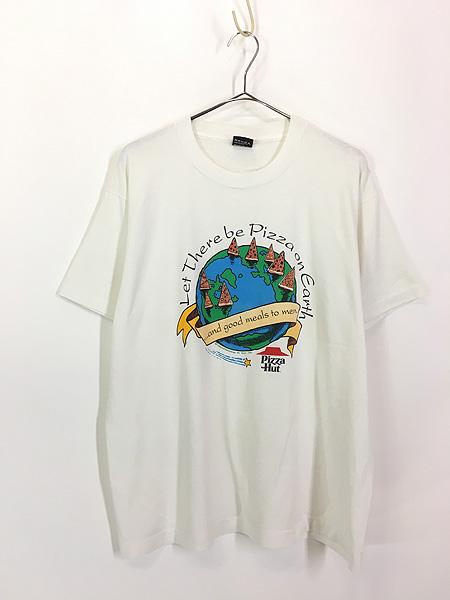 古着 80s USA製 Pizza Hut ピザハット ピザ 地球 ポップ アート Tシャツ XL 7,590円
