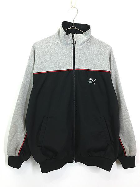 古着 80s PUMA スウェット 異素材 光沢 ジャージ トップ L 古着の通販は 7,590円