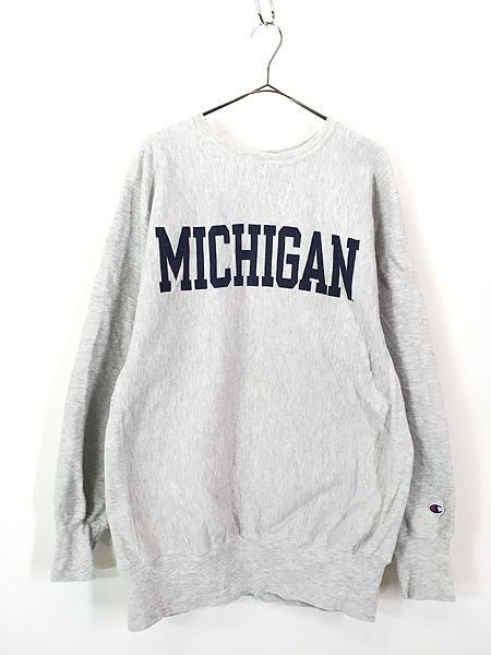 古着 90s USA製 Champion Reverse Weave 「MICHIGAN」 リバース スウェット XXL 古着の通販は 14,190円