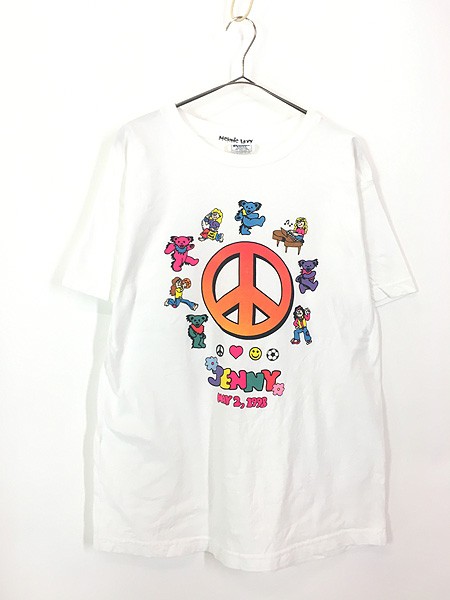 90s US古着 プリントTシャツ ピース アート 平和 vintage | adventure