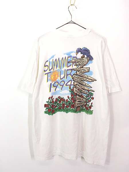 古着 90s USA製 Grateful Dead 「Summer Tour 1994」 太陽 デッドベア