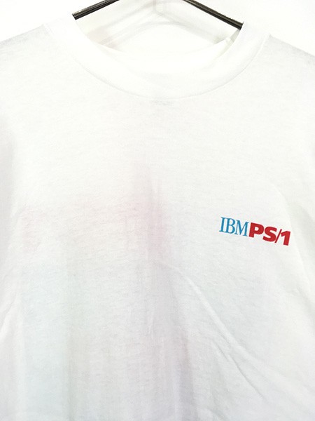 古着 90s Canada製 IBM PS/1 日本未発売 PC ソフトウェア Tシャツ XLの