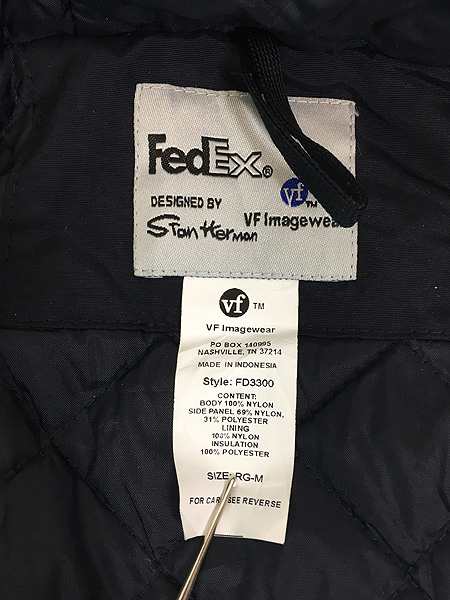 古着 90s FedEx フェデックス リフレクター デザイン パデット