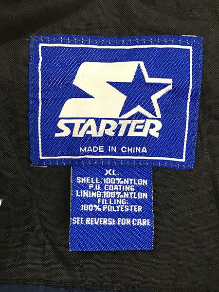 古着 90s STARTER Georgetown Hoyas ホヤス ハーフジップ パデット