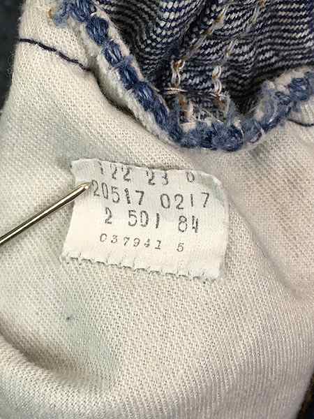 古着 80s USA製 Levi's 517 オレンジタブ 濃紺 デニム ブーツカット パンツ ジーンズ W32 L32 美品!!