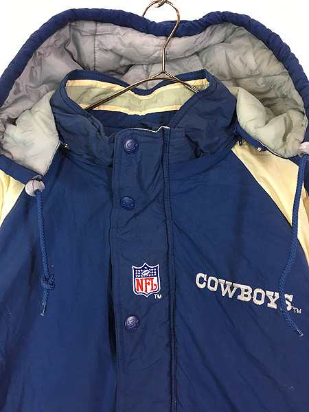 古着 90s NFL Dallas Cowboys カウボーイズ 2way パデット ナイロン