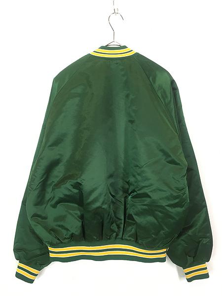 NFL PACKERS 90s 00s オールレザー スタジャン ビッグサイズ Green Bay Packers フード付きスタジャン90s