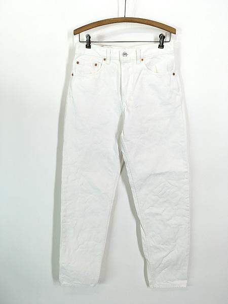 古着 90s USA製 Levi's 550 ホワイト デニム パンツ ジーンズ テーパード W31 L31の通販は 8,690円