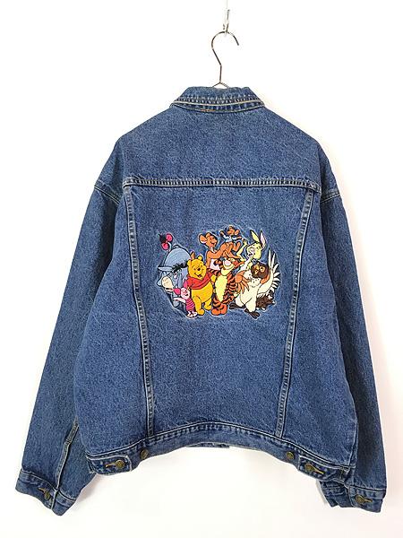 古着 プーさんジャケット 古着 90s USA製 Disney Pooh クマのプーさん キャラクター