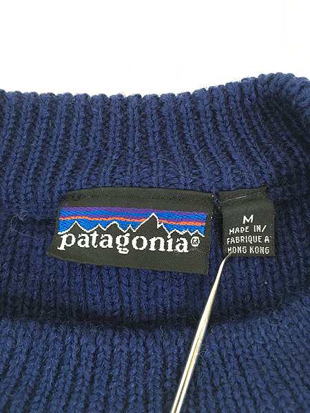 古着 90s Patagonia 「CHAMONIX GUIDE」 無地 ソリッド 肉厚 ウール