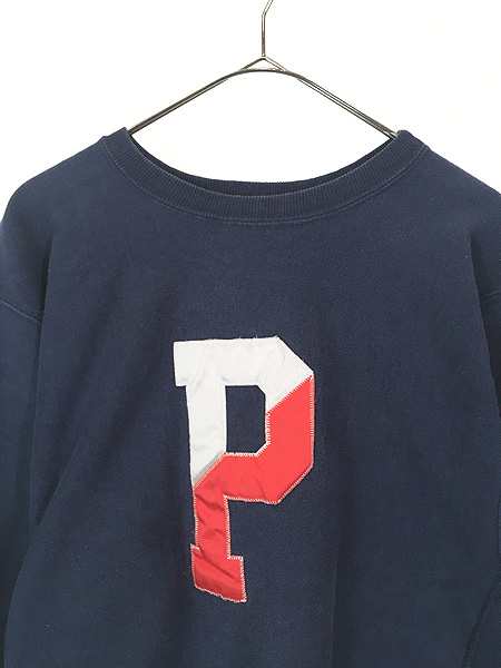 古着 90s USA製 Champion Reverse Weave 「P」 ナイロン パッチ