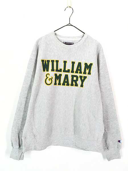 古着 00s- Champion Reverse Weave 「WILLIAM & MARY」 2段 カレッジ リバース スウェット グレー M 古着