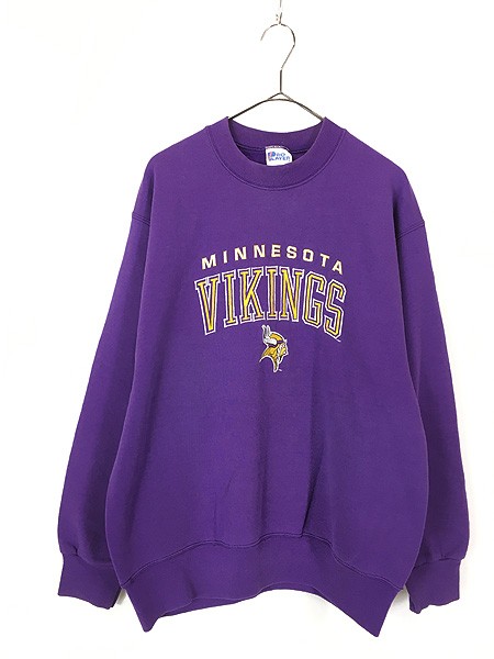 古着 90s USA製 NFL Minnesota Vikings バイキングス スウェット