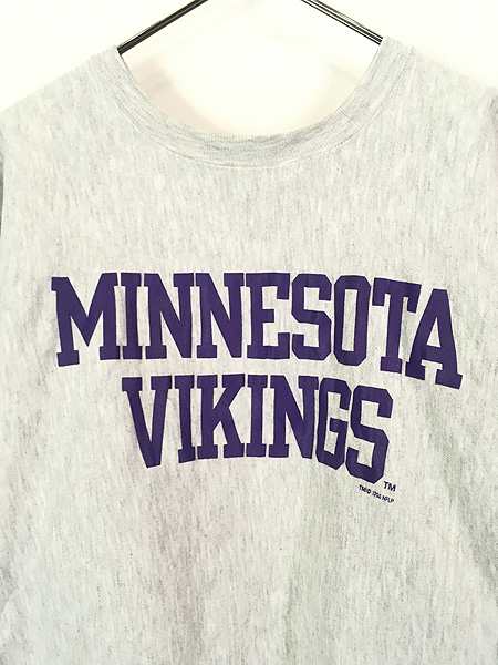 古着 90s USA製 Champion Reverse Weave NFL Minnesota Vikings