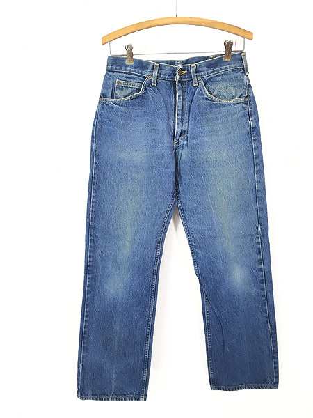 古着 80s USA製 Lee 200-0147 濃紺 デニム パンツ ジーンズ ストレート W31 L29の通販は