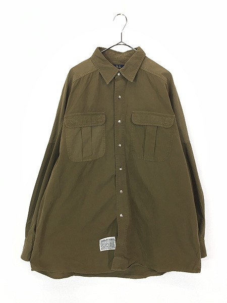 古着 90s Willis&Geiger 「BUSH POPLIN」 ブッシュ ポプリン サファリ