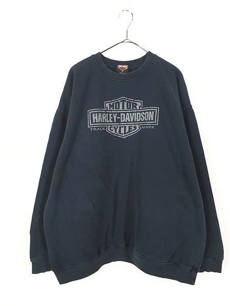 古着 00s HARLEY DAVIDSON バー&シールド スウェット トレーナー XXL ...