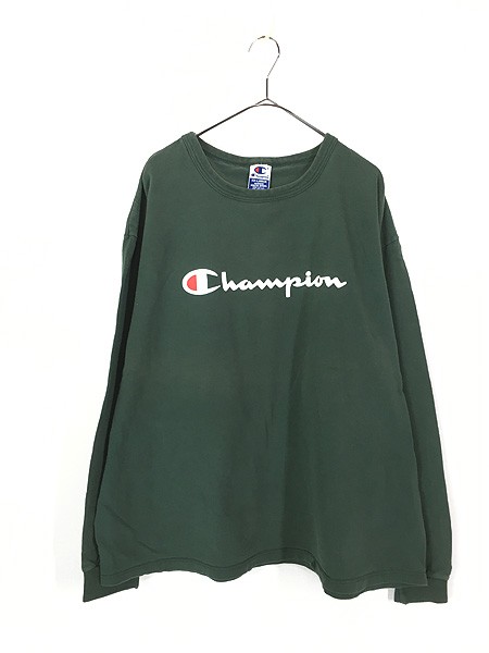 古着 90s USA製 Champion BIG ロゴ 長袖 Tシャツ XXL 古着｜au PAY マーケット