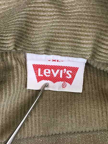 古着 70s Levi's Big E ベロア コーデュロイ シャツ XLの通販はau PAY