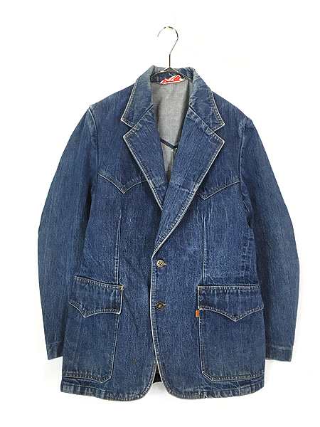 70s Levi's ウエスタンヨーク 濃紺  デニム テーラード ジャケット