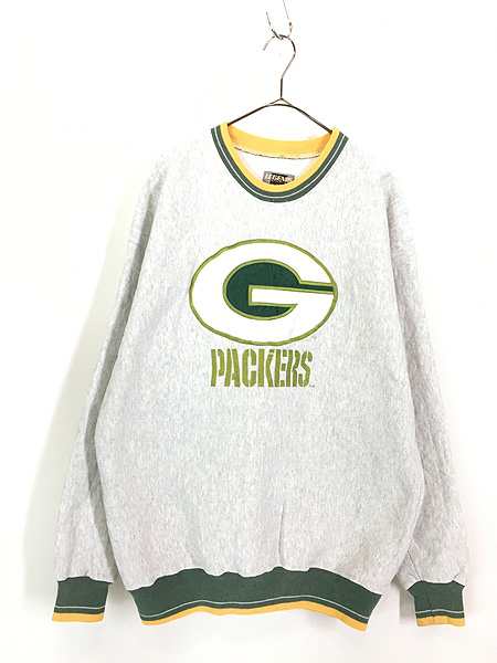 古着 90s USA製 NFL Green Bay Packers パッカーズ ナイロン パッチ スウェット トレーナー XL 古着の通販は 5,581円