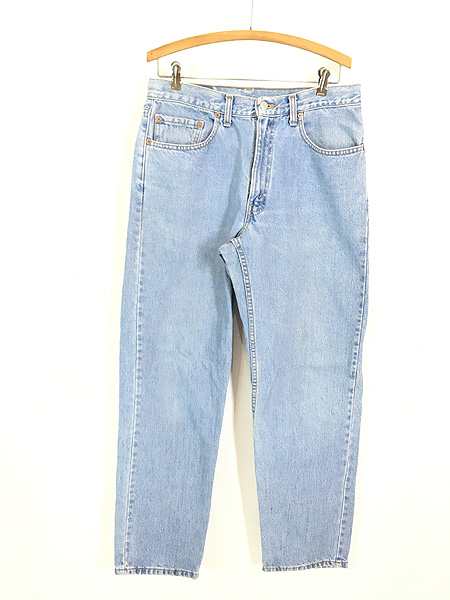 古着 90s Canada製 Levi's 550 ブルー デニム パンツ ジーンズ リラックス テーパード W33 L31の通販は 7,590円